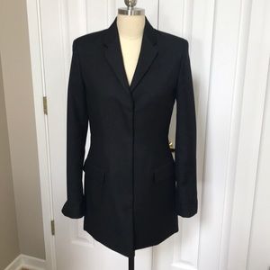 Acne Blazer jacket 38 NWT black wool twill